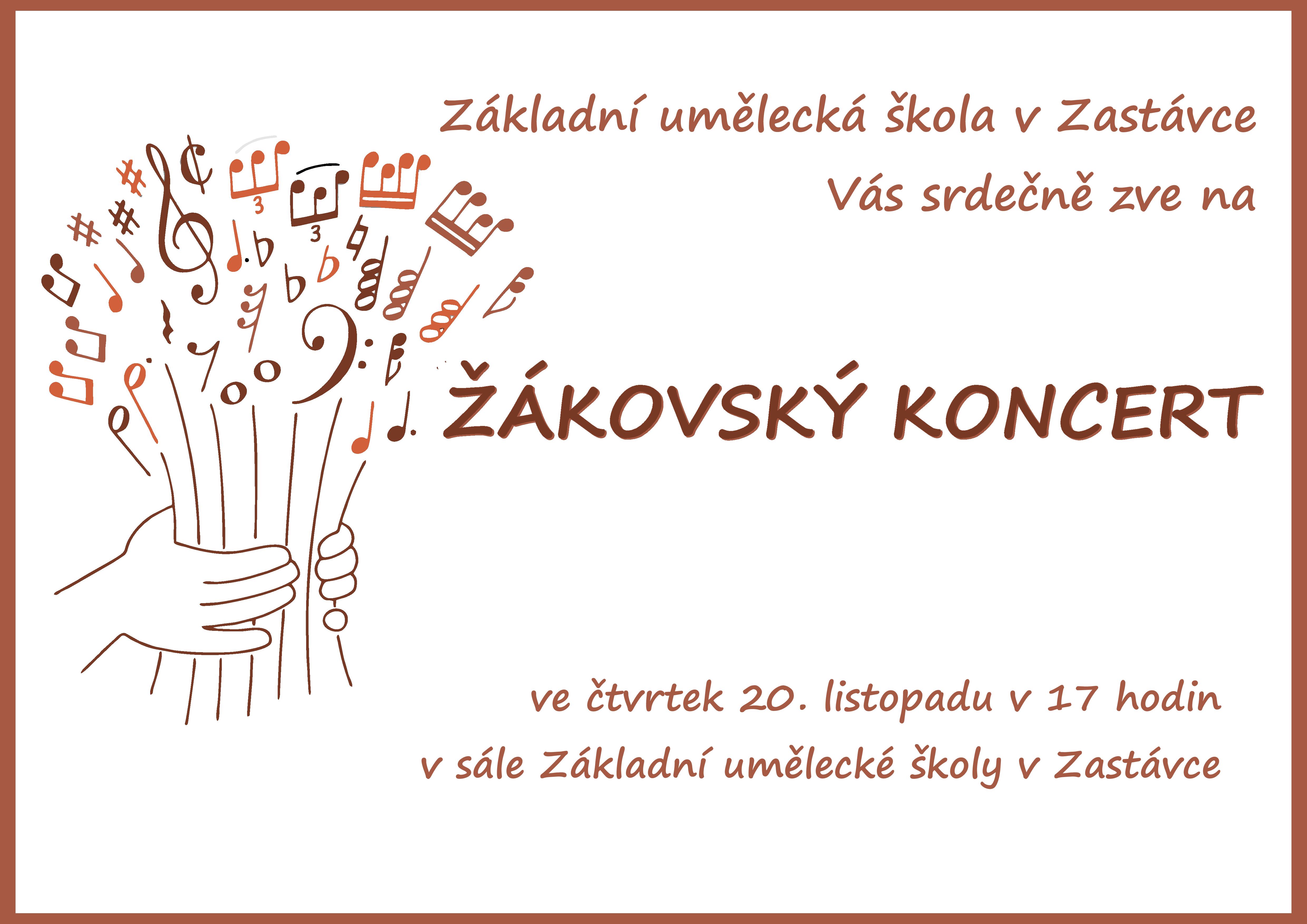 Žákovský koncert ZUŠ, 20. 11.